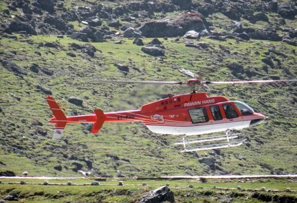 emergency landing in kedarnath